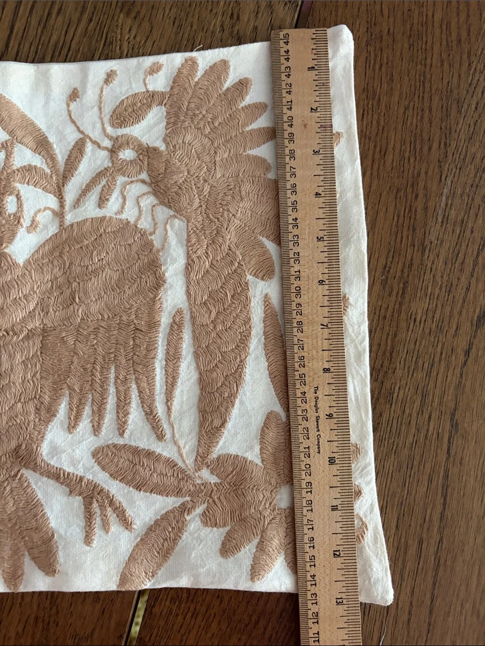 Mexican Embroidered Cotton Pillow Case Cover